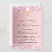 Rosa Einladung (Vorderseite)