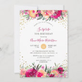 Rosa Einladung (Vorderseite)