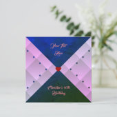 rosa einladung (Stehend Vorderseite)