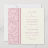 Rosa Einladung (Rückseite)