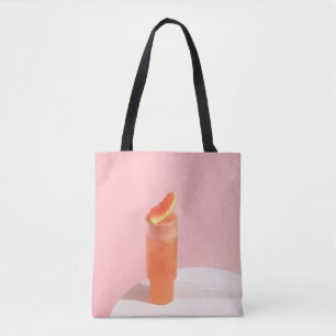 Rosa Eis auf der Membran Tasche