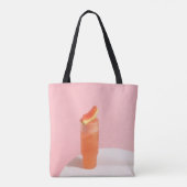 Rosa Eis auf der Membran Tasche (Rückseite)