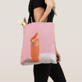 Rosa Eis auf der Membran Tasche (Von Nahem)