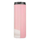 Rosa Eis auf der Membran Thermosbecher (Rückseite)