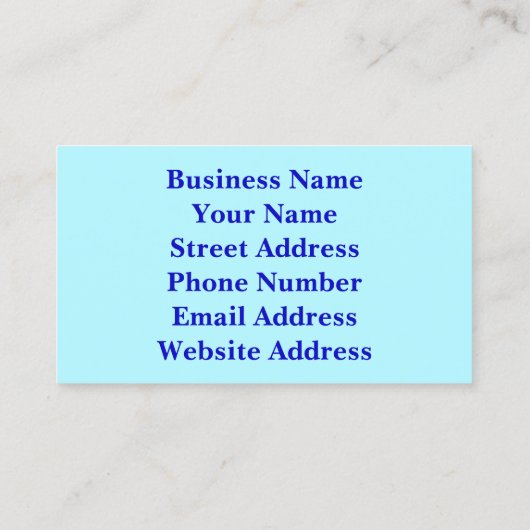 Rosa Eis-Blume Visitenkarte (Rückseite)