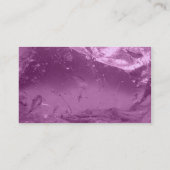 Rosa Eis-Visitenkarte Visitenkarte (Rückseite)