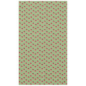 Rosa Eisbecher auf grün Tischdecke (Vorderseite)