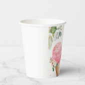 Rosa Eiscreme-Baby-Shower Pappbecher (Rechts)