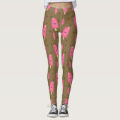 Rosa Eiscreme Leggings (Vorderseite)