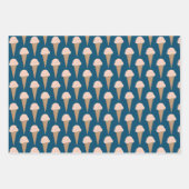 Rosa Eiscreme mit Sprinklen Moderne Niedliche Geschenkpapier Set (Vorderseite 3)