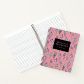 Rosa Eiscreme Personalisiert Notizblock (Innenseite)