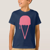 Rosa Eiscreme T-Shirt (Vorderseite)