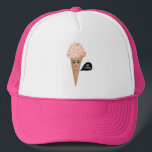 Rosa EiscremeLady Sez COOL Truckerkappe<br><div class="desc">Oh,  hey! Rosa Eis Lady hat etwas zu sagen got. Wenn dein Eis sprach,  was würde es sagen? Lass mir Bescheid,  wenn du etwas Maßgeschneidert haben möchtest. Wenn du es kaufst,  danke! Stellen Sie sicher,  dass Sie ein Bild auf Instagram von ihm in Aktion teilen und mich @shoshannahscribbles markieren:)</div>