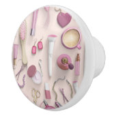 Rosa Eitelkeits-Tabelle Keramikknauf (Rechts)