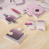 Rosa Eitelkeits-Tabelle Puzzle (Seite)