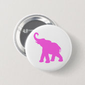 Rosa Elefant Button (Vorne & Hinten)