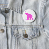 Rosa Elefant Button (Beispiel)