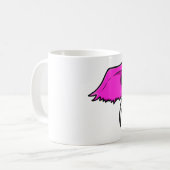 Rosa Elefant Kaffeetasse (Vorderseite Links)
