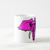 Rosa Elefant Kaffeetasse (Mittel)