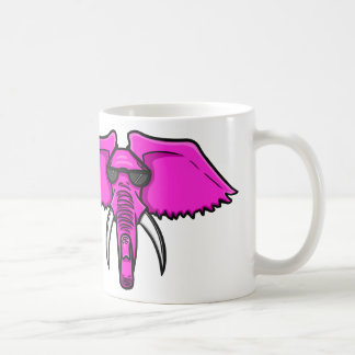 Rosa Elefant Kaffeetasse