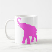 Rosa Elefant Kaffeetasse (Links)