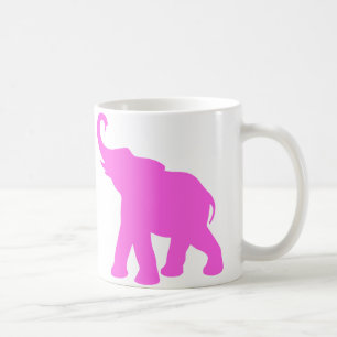 Rosa Elefant Kaffeetasse