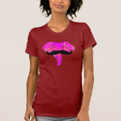 ROSA ELEFANT-SCHNURRBART T-Shirt (Vorderseite)