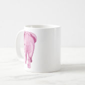 Rosa Elefant SWAK Kaffeetasse (Vorderseite Links)