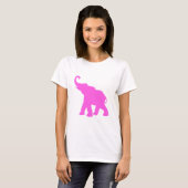 Rosa Elefant T-Shirt (Vorne ganz)