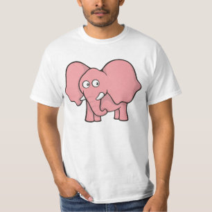 Rosa Elefant T-Shirt