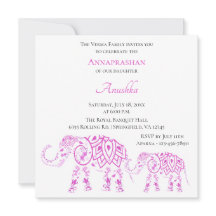 Rosa Elefanten Annaprashan| Erster Reis