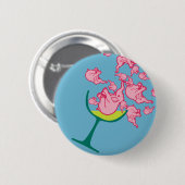 Rosa Elefanten Button (Vorne & Hinten)
