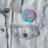 Rosa Elefanten Button (Beispiel)