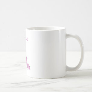 Rosa Elefanten Kaffeetasse
