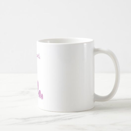 Rosa Elefanten Kaffeetasse (Rechts)