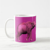 Rosa Elefanten Kaffeetasse (Links)