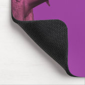 Rosa Elefanten Mousepad (Ecke)