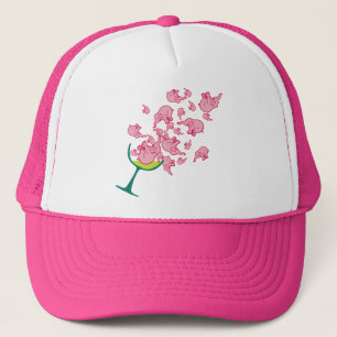 Rosa Elefanten Truckerkappe