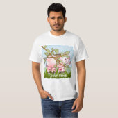 Rosa Elefantenblende T-Shirt (Vorne ganz)
