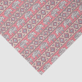 rosa Elefantenmuster Seidenpapier (Ausschnitt)