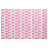 Rosa ElefantenSilhouetten Gemustert Stoff (Fat Quarter (45,7 x 55,9 cm))