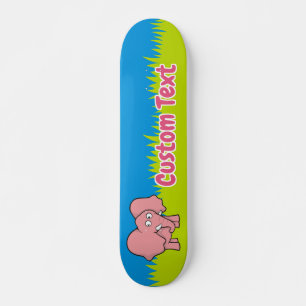 Rosa Elefantenskateboard Cartoon Skateboard