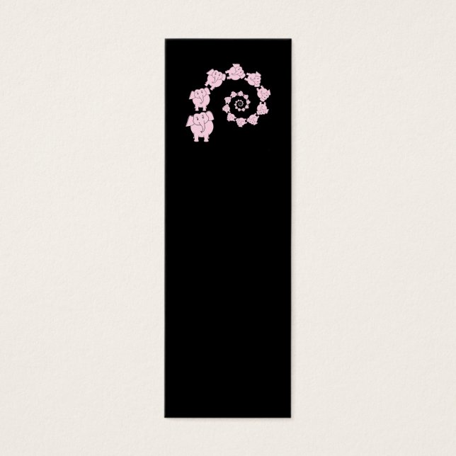 Rosa Elefantenspirale. (Vorderseite)