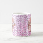 Rosa Elefantentasse Kaffeetasse (Mittel)