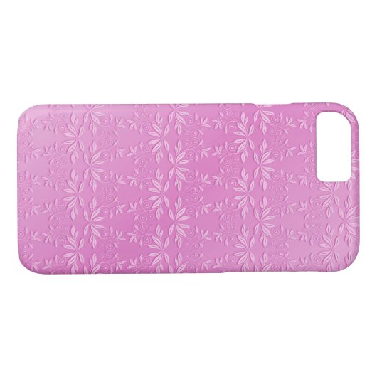 Rosa Elegance Case-Mate iPhone Hülle (Rückseite (Horizontal))