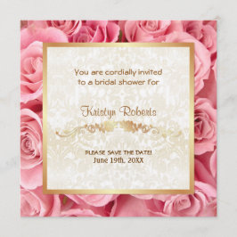 Rosa Elegance - Dusche Save The Date