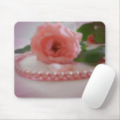 Rosa Elegance - Mousepad (Mit Mouse)