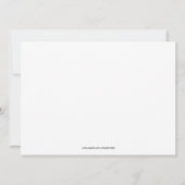 Rosa Elegant 50. Geburtstag Einladungen (Rückseite)