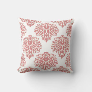 Rosa Elegant Damask Kissen