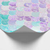 Rosa Elegant Geburtstagsmagd Geschenkpapier (Ecke)